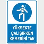 Yüksekte Çalışırken Kemerini Tak