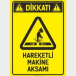 Dikkat! Hareketli Makine Aksamı