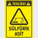 Tehlike! Sülfürik Asit
