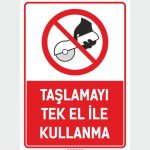 Taşlamayı Tek El ile Kullanma